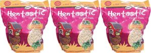 unipet hentastic dried mealworm and oregano chicken treats, 16 ounces (3 pack)