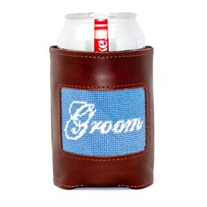 needlepoint can coolers (groom)