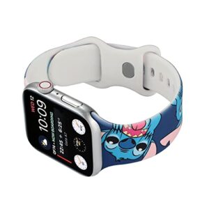 HYHMXB Cute Cartoon Monster Pattern Watch Bands Compatible with Apple Watch 38mm 40mm 41mm for Kids Girl Boy, Grade Soft Silicone Sports Wristband Strap for iWatch SE & Series 8/7/6/5/4/3/2/1