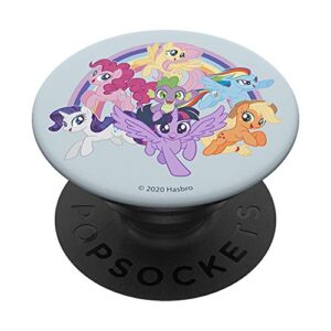 my little pony: friendship is magic group prance popsockets popgrip: swappable grip for phones & tablets