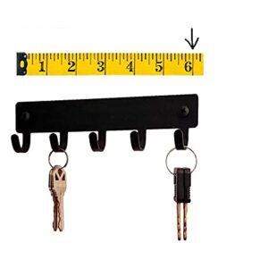 The Metal Peddler Flatbed Tow Truck Key Rack Holder for Wall - Small 6 inch Wide - Made in USA; Driver Gifts