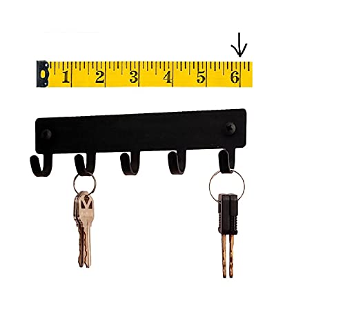 The Metal Peddler Flatbed Tow Truck Key Rack Holder for Wall - Small 6 inch Wide - Made in USA; Driver Gifts