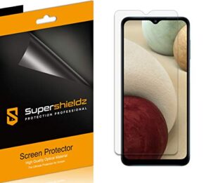 (6 pack) supershieldz designed for samsung galaxy a13 5g / galaxy a12 screen protector, high definition clear shield (pet)