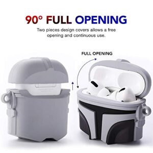 Case Cover with Keychain for AirPods Pro, Silicone Earbud Cover with Keychain for Airpods Pro (for AirPods Pro)