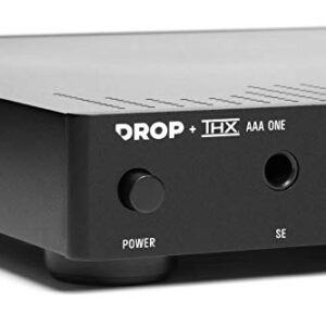 Drop THX AAA ONE Headphone Amplifier - Desktop Amp with Single-Ended RCA Inputs and Preamp Output, Black