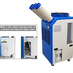 TECHTONGDA Industrial Spot Cooler Air Conditioner Commercial Mobile Outdoor Cooling Aircon 220V Three Column 910m³/h