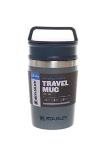 stanley adventure shortstack travel mug 0.23l / 8oz hammertone ice – leakproof - integrated d-ring to clip on packs - bpa free - single server brewer compatible - dishwasher safe