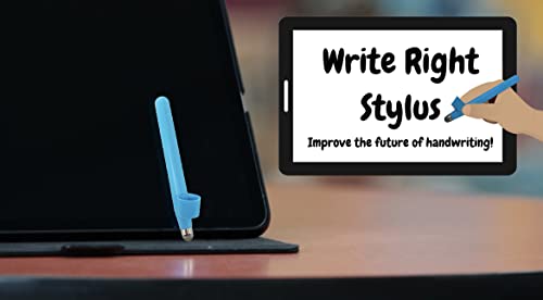 Write Right Stylus - Kids Stylus for Improving Handwriting (Blue)