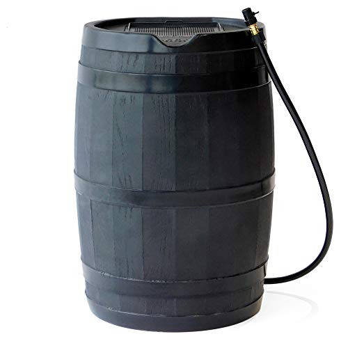 FCMP Outdoor RC45 Rain Barrel, Black