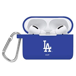game time los angeles dodgers silicone case cover compatible with apple airpods pro battery case (blue)
