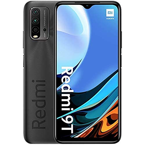 Xiaomi Redmi 9T 4G LTE GSM Volte Factory Unlocked 64GB / 4GB Ram Quad Camera 48MP Global (At&t Tmobile Metro Latin Europe) 6.53 inch (NO VERIZON/Boost) (Carbon Grey)