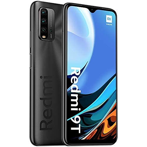 Xiaomi Redmi 9T 4G LTE GSM Volte Factory Unlocked 64GB / 4GB Ram Quad Camera 48MP Global (At&t Tmobile Metro Latin Europe) 6.53 inch (NO VERIZON/Boost) (Carbon Grey)