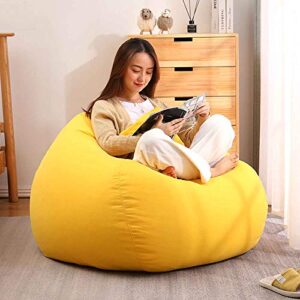 Lazy Sofa, Long Sitting Does Not Collapse, Easy to Clean, Independent Liner Creative Small Apartment Living Room Hotel Leisure Fabric Settee Chair,7080cm