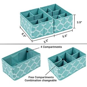 Foldable Cube Storage Bins 11x11 inches Set of 6 Drawer and Organizer Bins