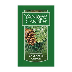 Yankee Candle Large 2-Wick Tumbler Candle, MidSummer's Night & Large Jar Candle Balsam & Cedar
