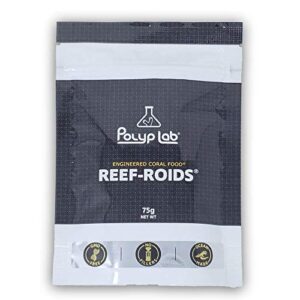 polyplab reef roids engineered coral food for saltwater aquariums (75g).