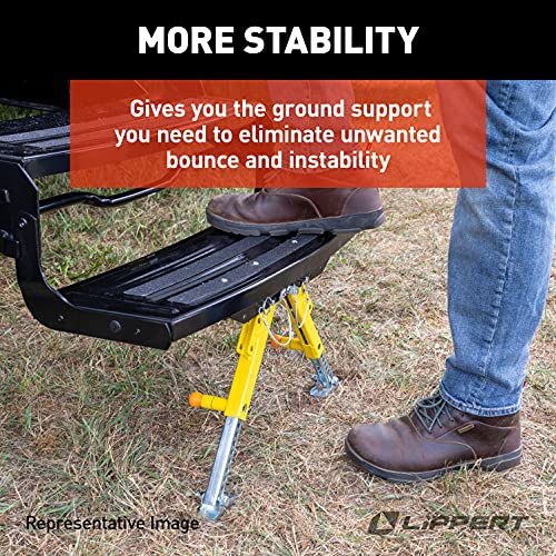 Lippert Solid Stance RV Step Stabilizer Kit for 5th Wheels, Travel Trailers and Motorhomes