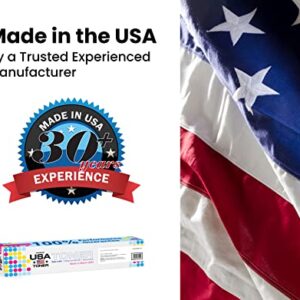 MADE IN USA TONER Compatible Replacement for use in Kyocera TASKalfa 306ci, 307ci, 308ci, CS 306ci, CS 307ci, CS 308ci, TK-5197, Copystar TK-5199 (Black, Cyan, Yellow, Magenta, 4 cartridges)