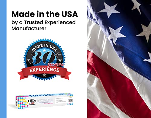 MADE IN USA TONER Compatible Replacement for use in Kyocera TASKalfa 306ci, 307ci, 308ci, CS 306ci, CS 307ci, CS 308ci, TK-5197, Copystar TK-5199 (Black, Cyan, Yellow, Magenta, 4 cartridges)