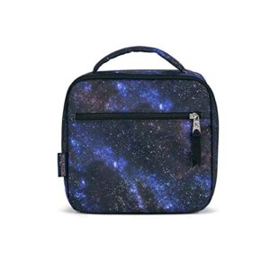 jansport lunch break insulated cooler bag - leakproof picnic tote, night sky