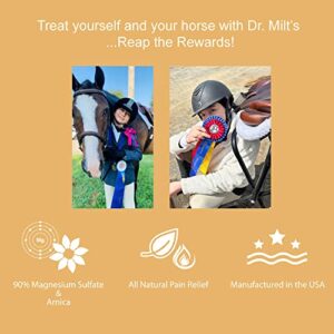 Dr. Milt's Hip and Joint Care, Horse Liniment for The Horse and Rider - 3 Pack - 8oz Cream, Gel, Spray.