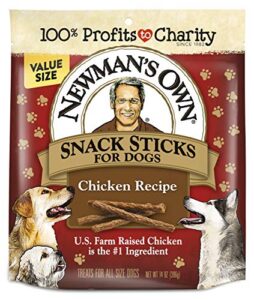 newman's own chicken recipe snack sticks for dogs, 14 oz bag