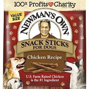 Newman's Own Chicken Recipe Snack Sticks for Dogs, 14 oz Bag