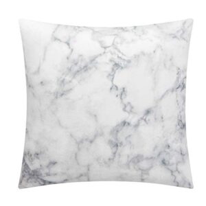 pop shop marble mink pillow, 18"x18", grey