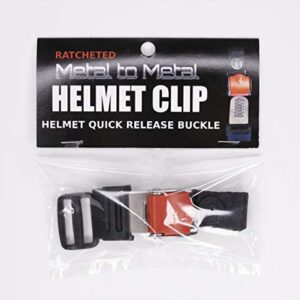 Helmet Quick Release Buckle Kit Ratcheted Stainless Steel Helmet Chin Strap Adapter