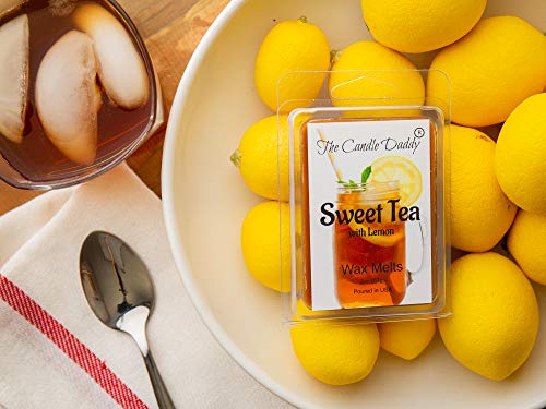 Sweet Tea - Fresh Brewed Southern Sweet Tea Scented Melt- Maximum Scent Wax Cubes/Melts- 1 Pack -2 Ounces- 6 Cubes Gift for Women, Men, BFF, Friend, Wife, Mom, Birthday, Sister, Daughter, Long Lasting