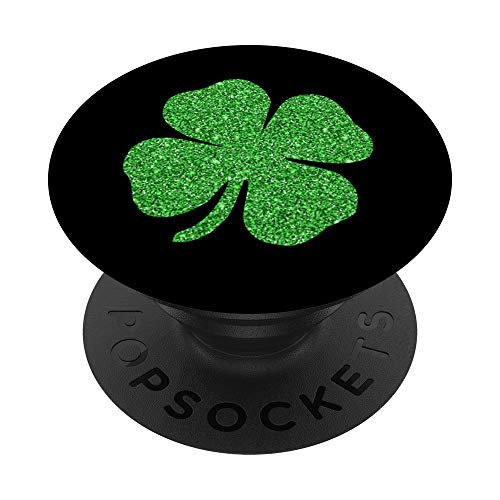 St. Patrick's Day Lucky Charm Green Irish Clover Shamrock PopSockets PopGrip: Swappable Grip for Phones & Tablets