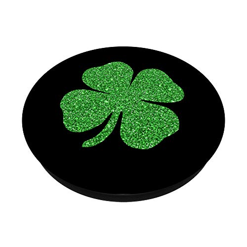 St. Patrick's Day Lucky Charm Green Irish Clover Shamrock PopSockets PopGrip: Swappable Grip for Phones & Tablets