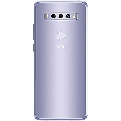 TCL 10SE 4G LTE Volte 128GB Factory Unlocked GSM Triple Camera 48MP OctaCore Worldwide (NO CDMA VERIZON/Boost) (Silver, 128GB+4Gb RAM)