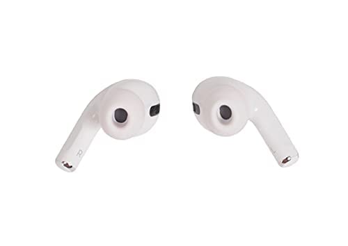 SYMBIO AirPods Pro Memory Foam & Silicone Hybrid Ear Tips. Provides Great Seal and Sound Isolation. Durable Ear Tips Easy to Keep Clean, Clicks-On, Fits Charging Case, 3 Pairs (Small, Medium, Large)