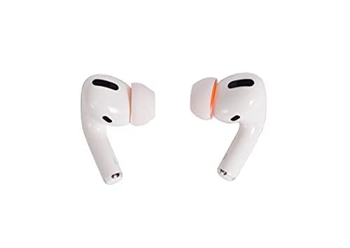 SYMBIO AirPods Pro Memory Foam & Silicone Hybrid Ear Tips. Provides Great Seal and Sound Isolation. Durable Ear Tips Easy to Keep Clean, Clicks-On, Fits Charging Case, 3 Pairs (Small, Medium, Large)