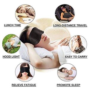 Ukissim Silk Sleep Mask, Soft Eye Mask Blindfold for Travel & Sleeping & Nap