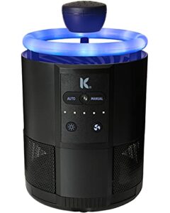 katchy duo 2 in 1 indoor fruit fly trap, mosquito killer, and gnat & bug catcher with uv light fan and sticky traps for bugs