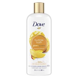 dove nourishing secrets bubble bath scented to pamper & indulge mango & almond leaves skin feeling soft & smooth 23 oz