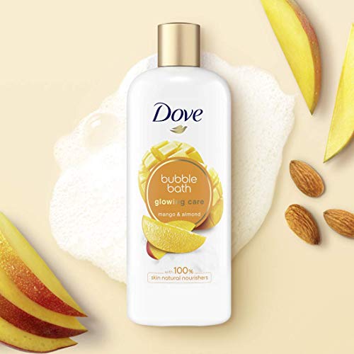 Dove Nourishing Secrets Bubble Bath Scented to Pamper & Indulge Mango & Almond Leaves Skin Feeling Soft & Smooth 23 Oz