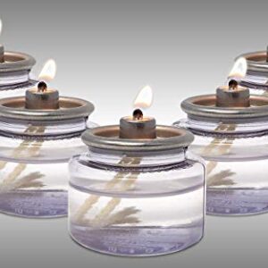 Hyoola Oil Candles - 8 Hour Liquid Candles - Disposable Liquid Paraffin Tea Lights - 12 Pack - for Restaurant Tables and Emergency Candles