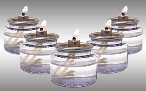 Hyoola Oil Candles - 8 Hour Liquid Candles - Disposable Liquid Paraffin Tea Lights - 12 Pack - for Restaurant Tables and Emergency Candles