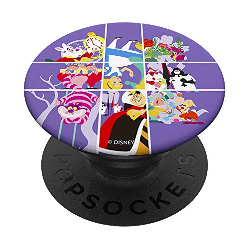 Disney Alice In Wonderland Wonder Art Blocks PopSockets Swappable PopGrip