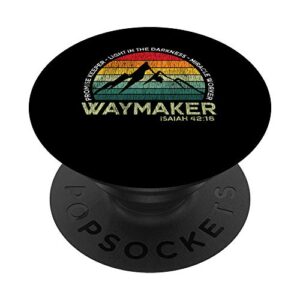 vintage waymaker promise keeper miracle worker christian popsockets swappable popgrip