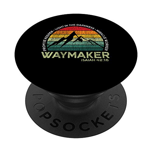 Vintage Waymaker Promise Keeper Miracle Worker Christian PopSockets Swappable PopGrip