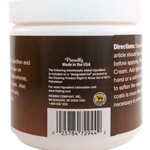 Fiebing's Rawhide Cream 14oz Ideal for Conditioning, Softening, and Waterproofing Rawhide and Other Fine and Exotic Leathers