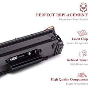 Toner Kingdom Compatible Toner Cartridge Replacement for Canon 137 CRG137 ImageClass D570 MF236n LBP151dw MF247dw MF249dw MF232w MF242dw MF244dw MF216n MF227dw MF212w Laser Printer Ink(Black, 2-Pack)