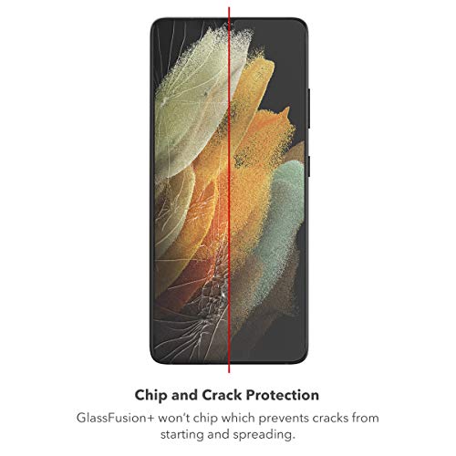 ZAGG InvisibleShield GlassFusion+ - Hybrid Glass Screen Protector - Made for Samsung GS21 (6.2") - Case Friendly