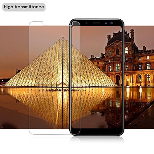 AQGG Tempered Glass Film + Cover for Oukitel C22 [5.86"], 9H Hardness Screen Protector and Soft Silicone Case Bumper Shell Transparent Protective TPU Cases -Girl