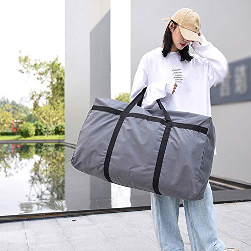 SOYOTA Extra Large Moving Bags Heavy Duty with Zipper & Handles- Waterproof, Wear-Resistant, for Travelling, Clothes Storage,Picnic, College & Clothing Storage, Large Storage Bag -2 Pack