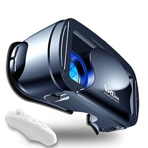 vr headset with controller adjustable 3d vr glasses virtual reality headset hd blu-ray eye protected support 5~7 inch for phone/android